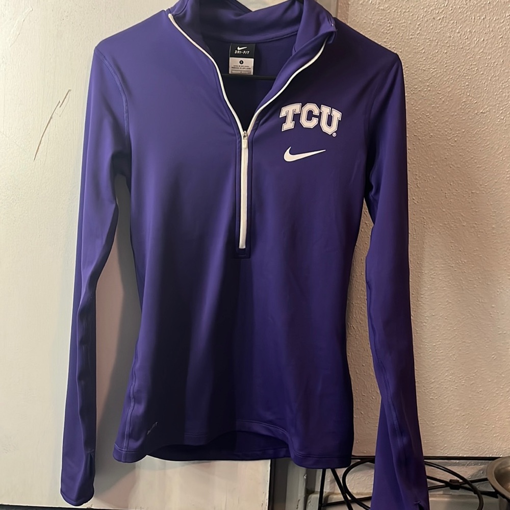 Nike dri fit running pullover - TCU